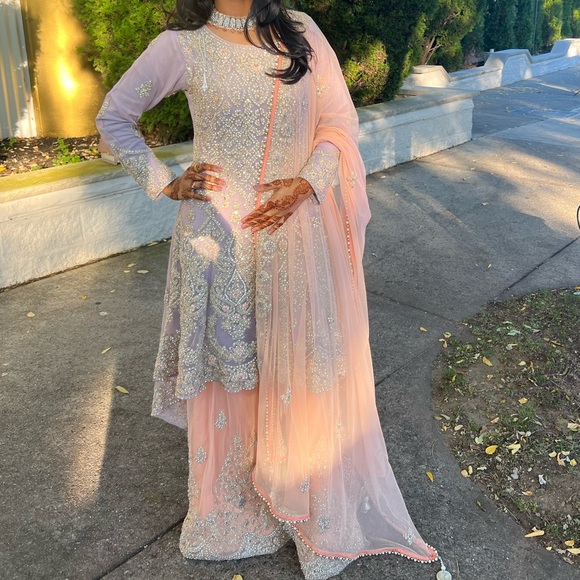 Sharara / Gharara Suit- Indian outfit for wedding wear. - Picture 1 of 5